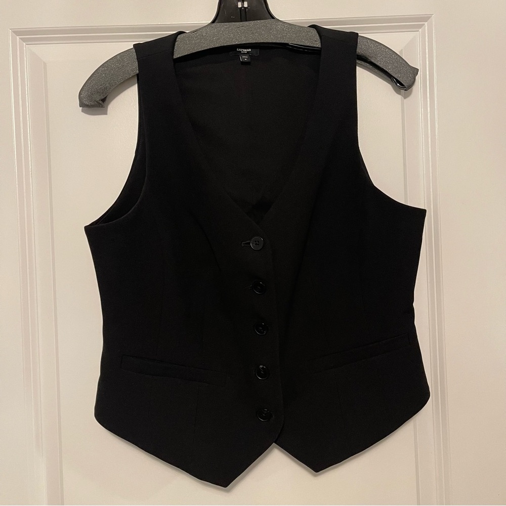 Express Black Editor Vest